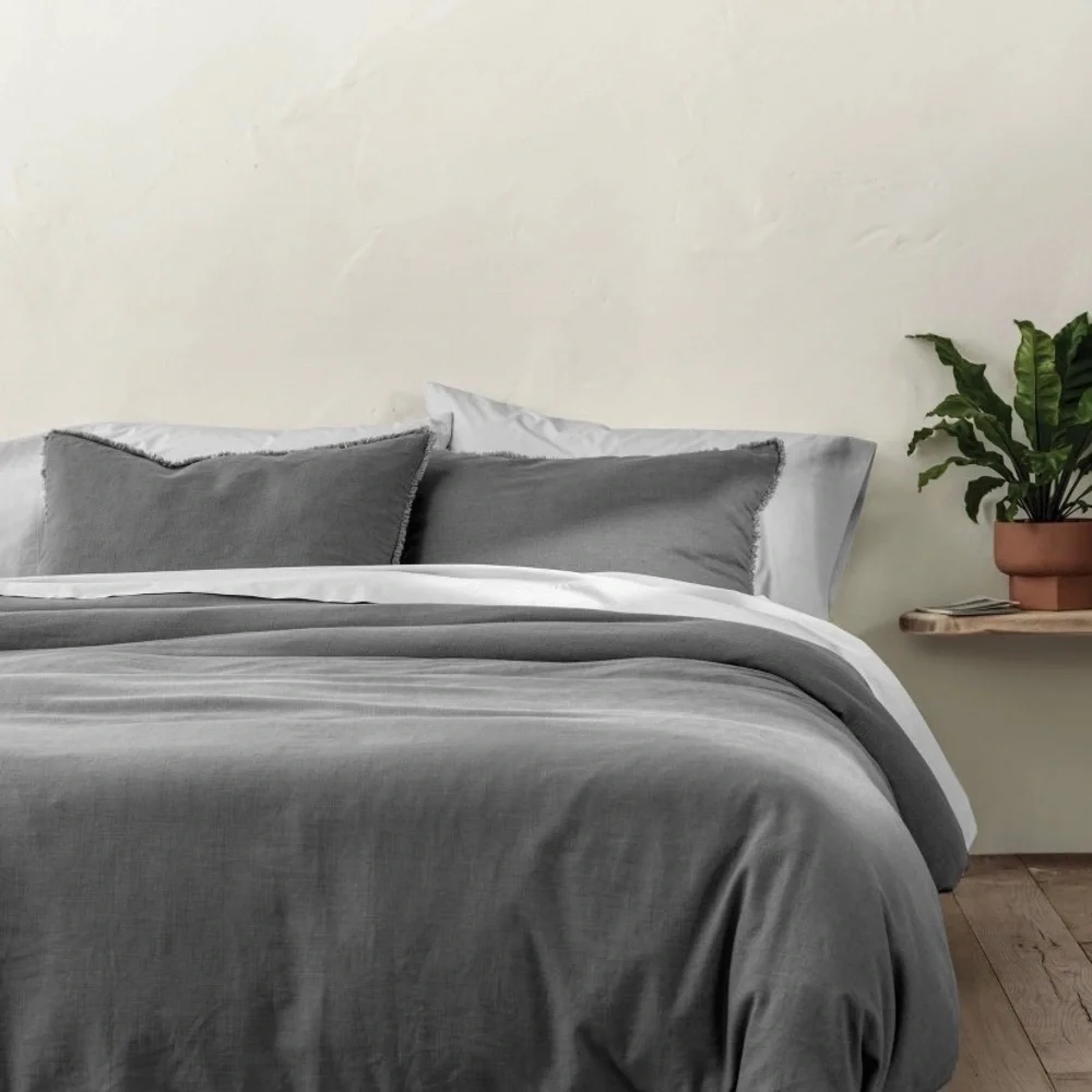 NWOT CASALUNA Heavyweight Linen Blend‎ Duvet Cover